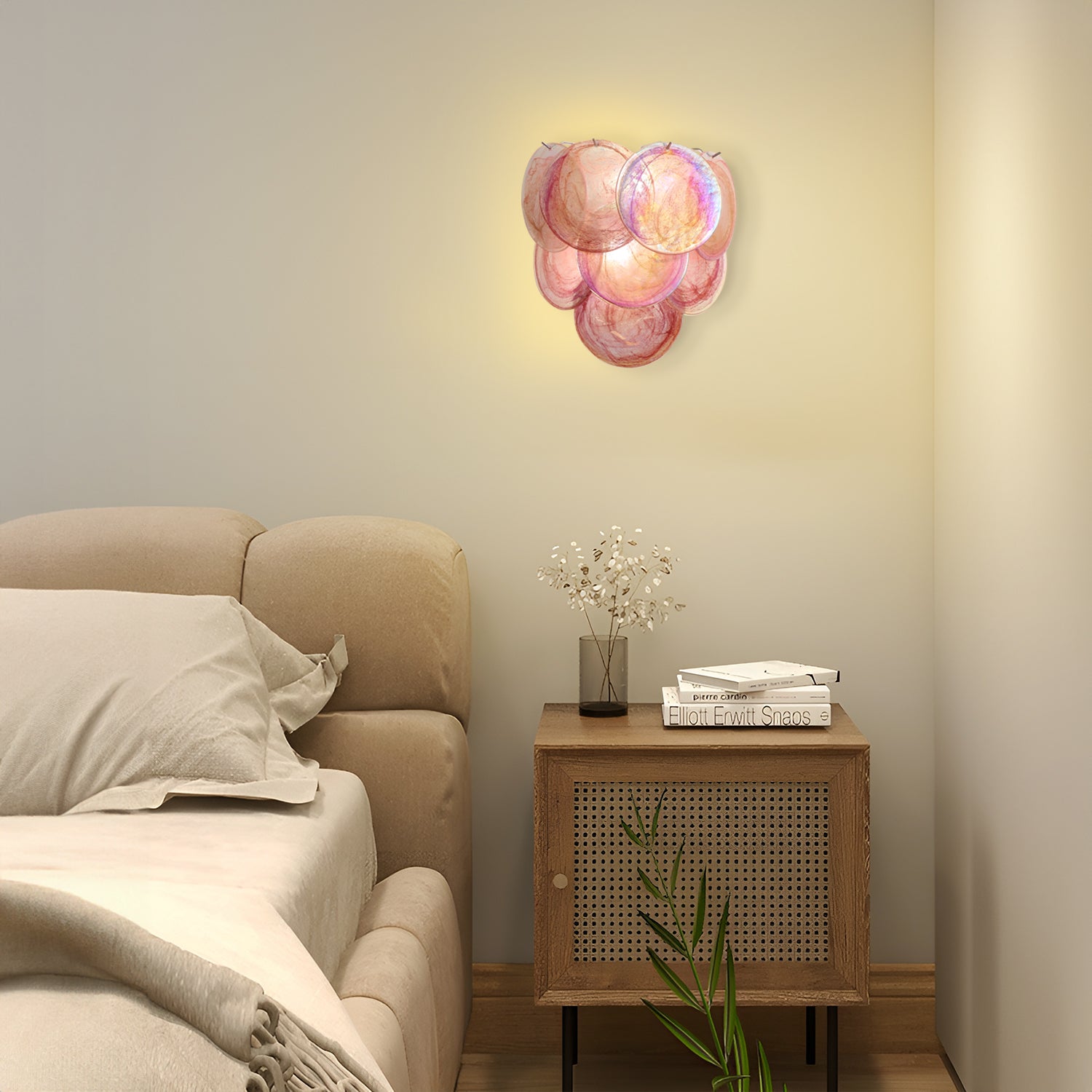 Modernist Sconces In Hand-Blown Murano Glass