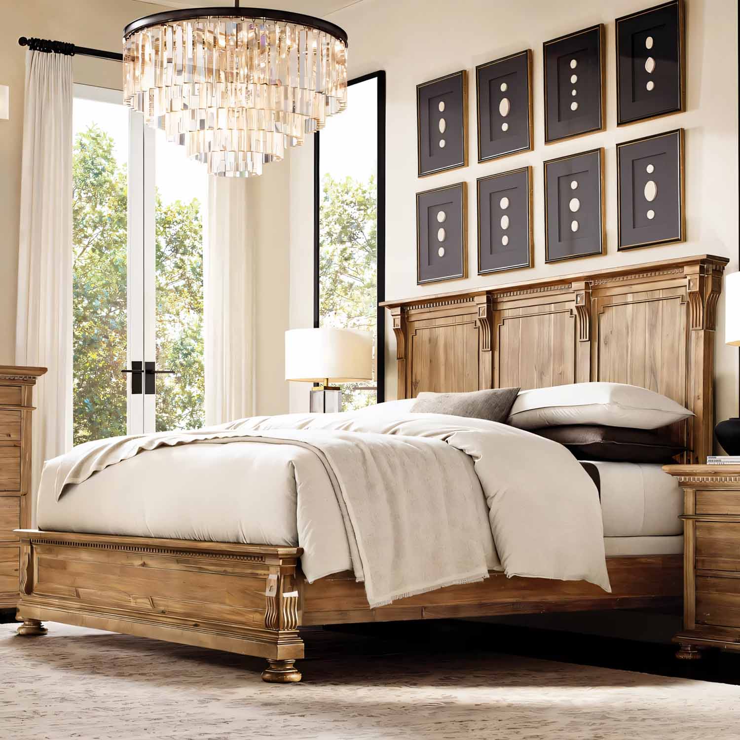 1920s Odeon Round Chandelier