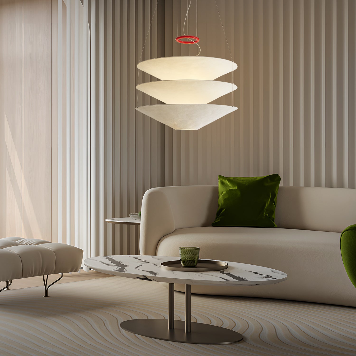 Floatation Suspension Pendant Light