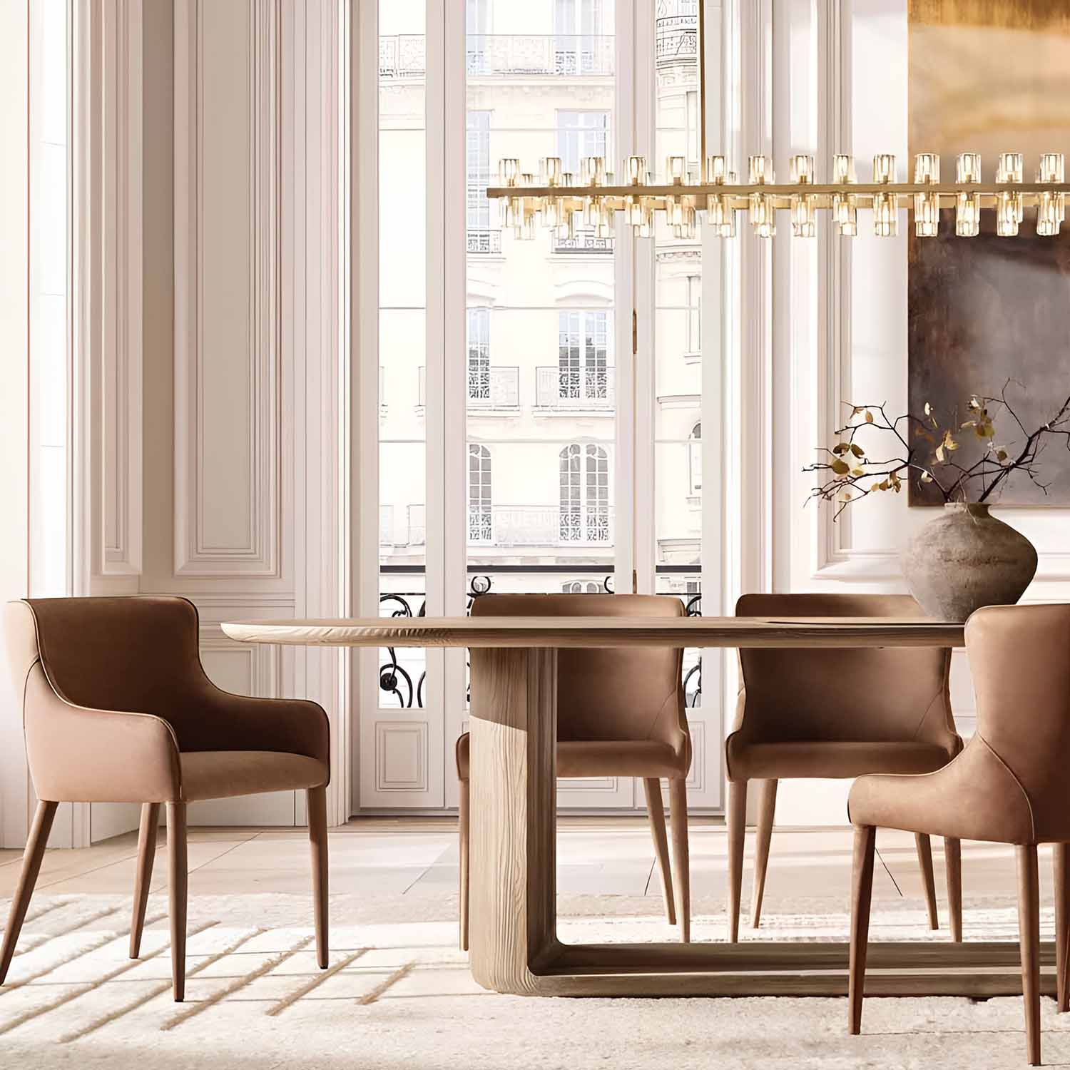 Arcachon LED Rectangular Chandelier