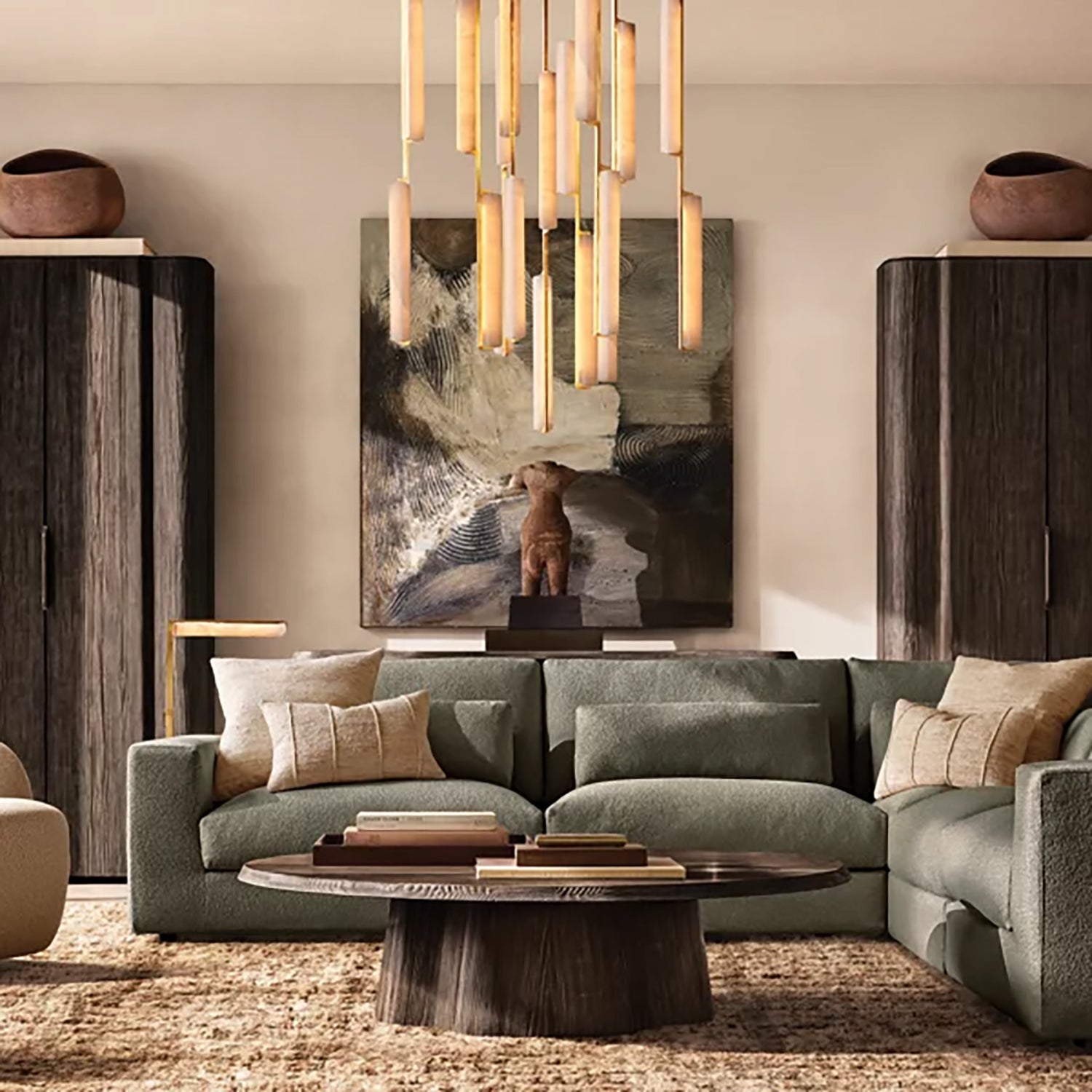 Audubon Alabaster Task Floor Lamp