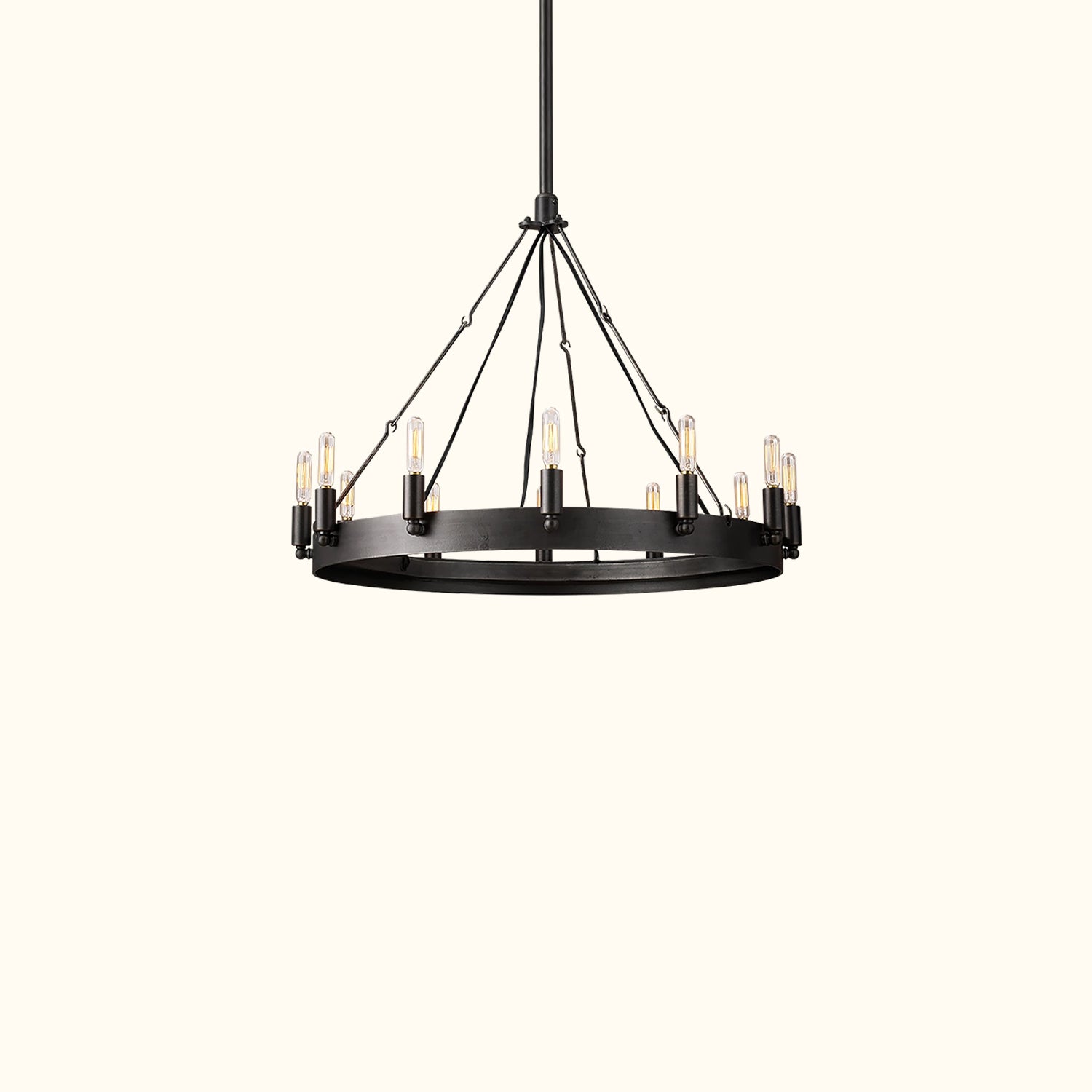 Camino Vintage Filament Round Chandelier