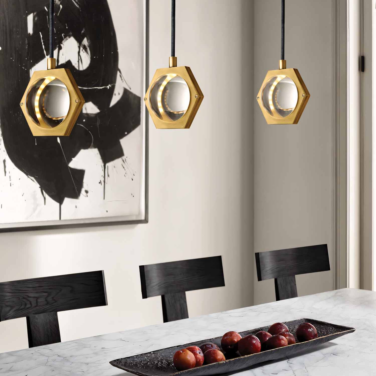 Éclatant Rectangular Pendant Light