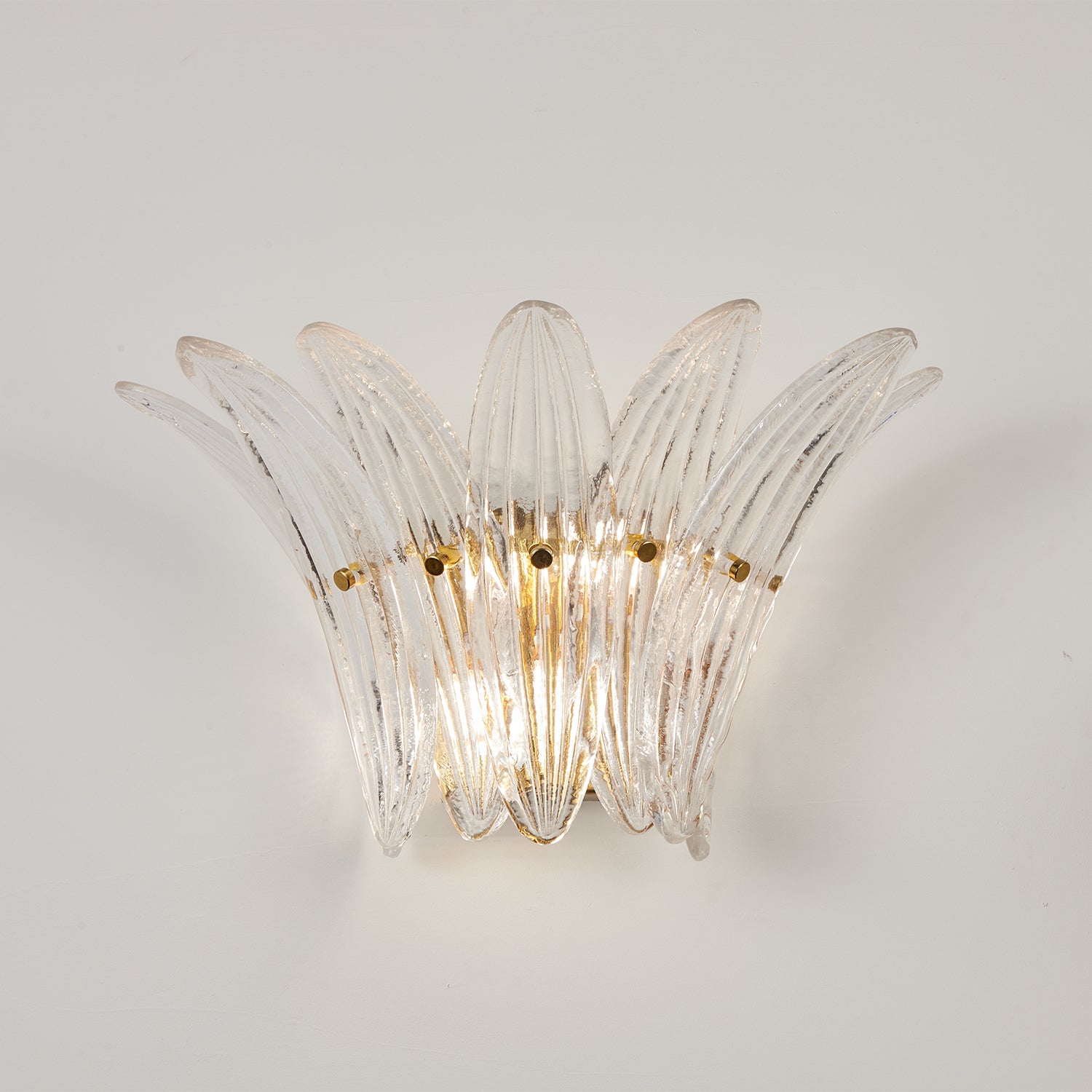 Fantastic Murano Palmette Sconces