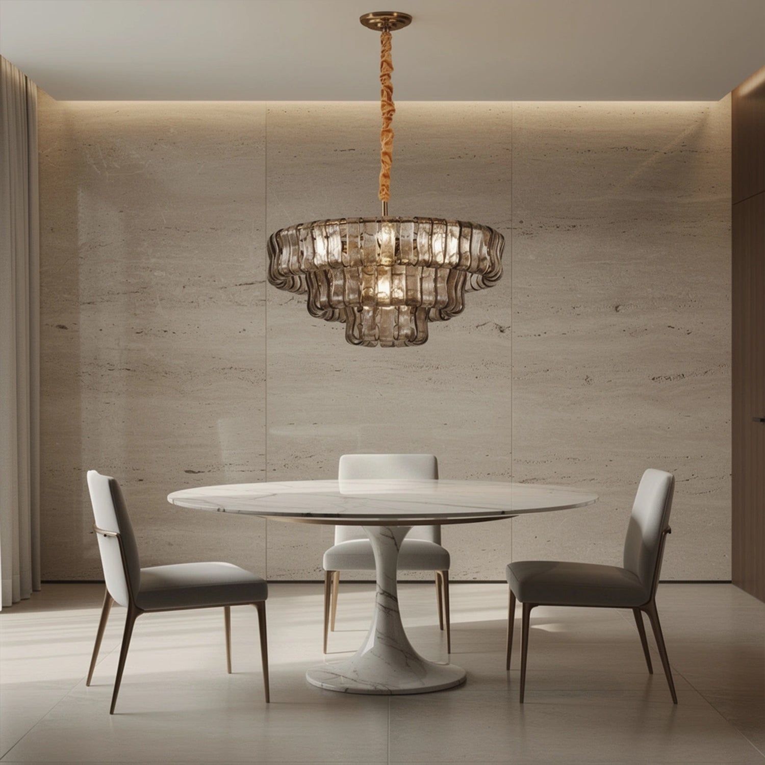 Ghiaccio Round Chandelier