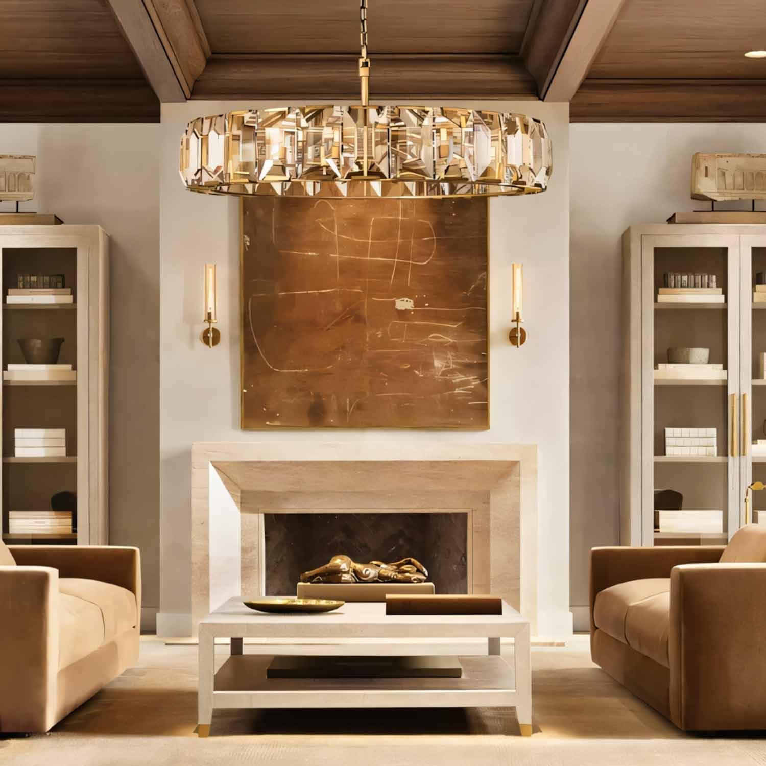 Harlow Crystal Round Chandelier