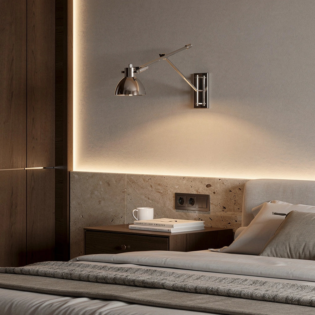 Machinist Swing-Arm Task Sconce