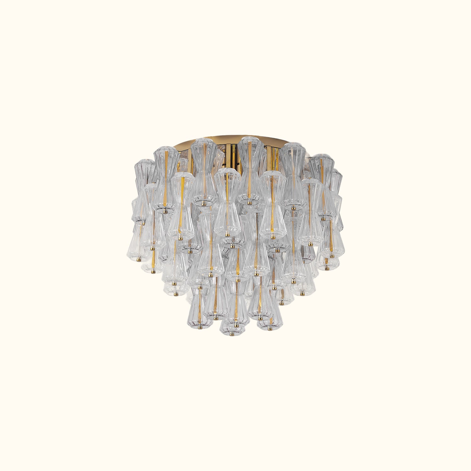 Murano Blown Glass Ceiling Lamp, Clepsydra