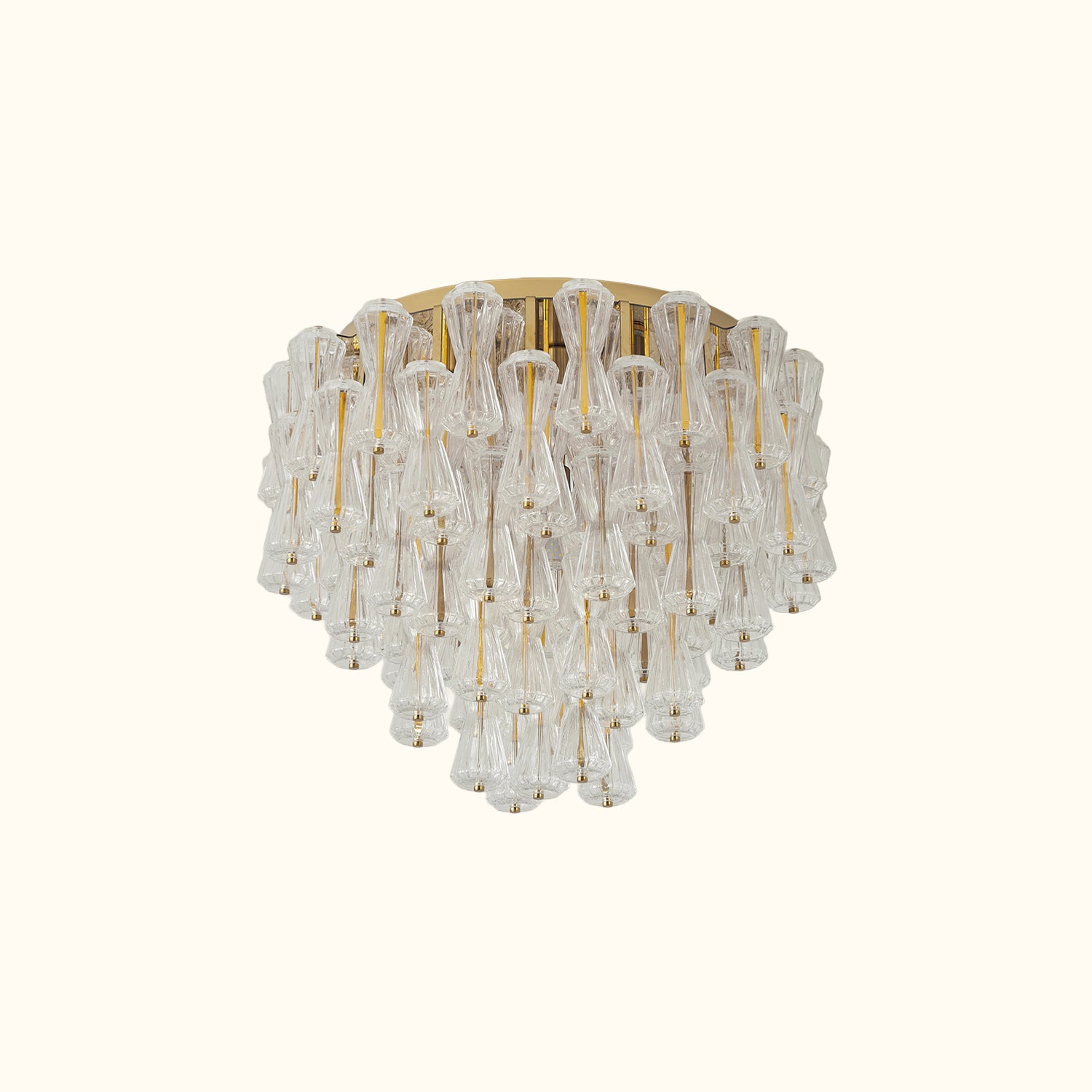 Murano Blown Glass Ceiling Lamp, Clepsydra