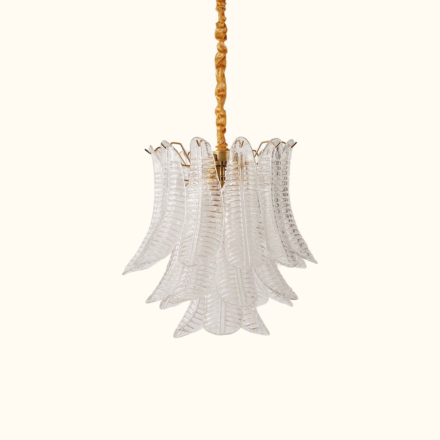 Murano glass Leaves Chandelier