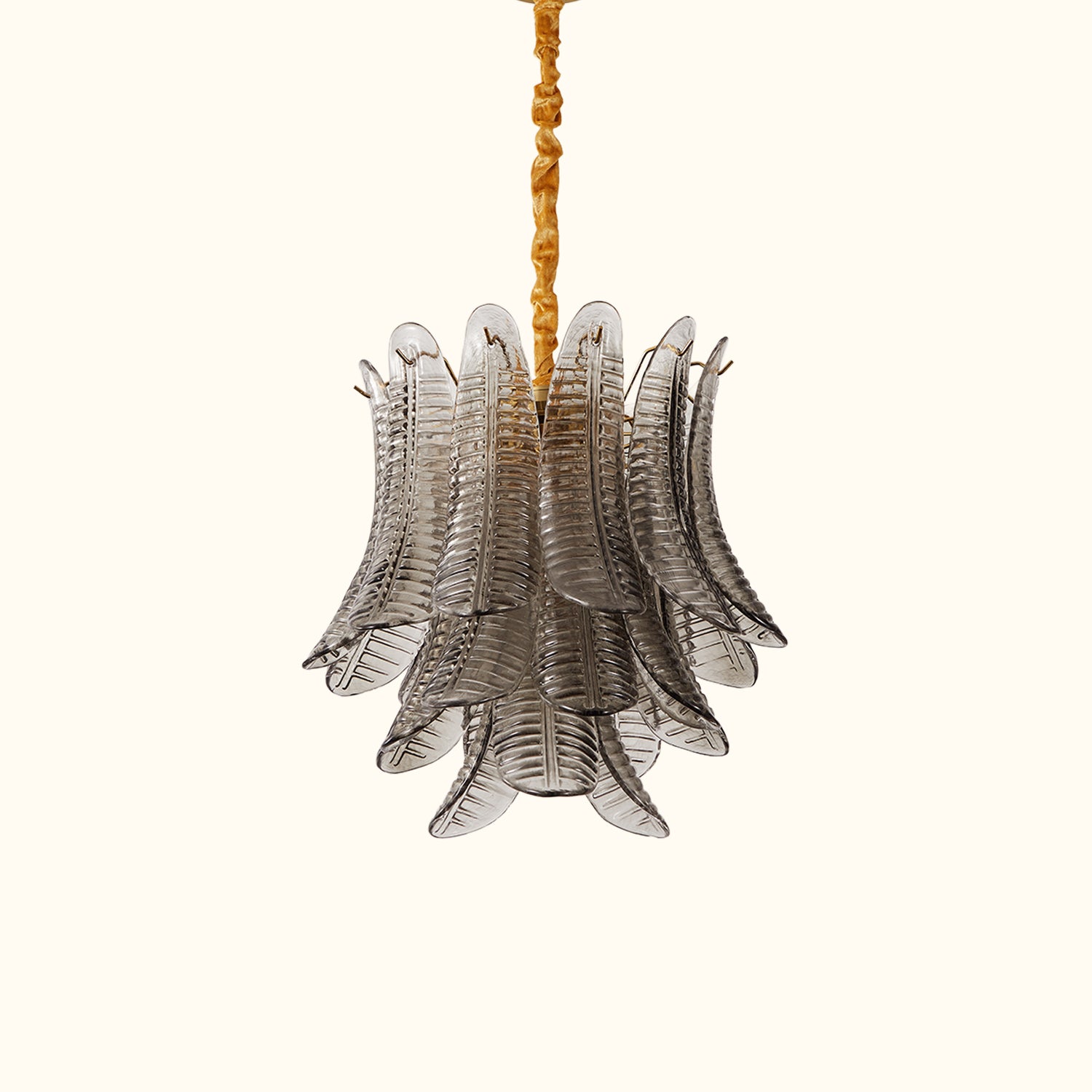 Murano glass Leaves Chandelier