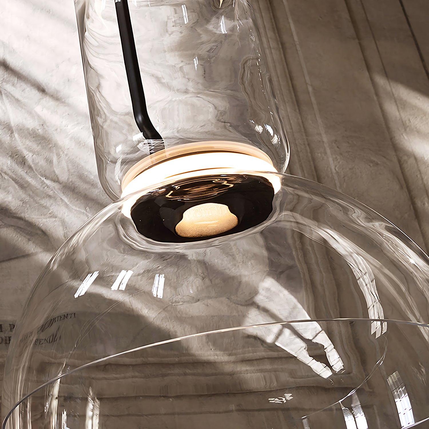 Noctambule Suspension Bowl Pendant Light