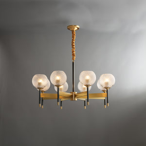 Orrefors_Ball_Brass_Chandelier_Visual_Comfort's_0009