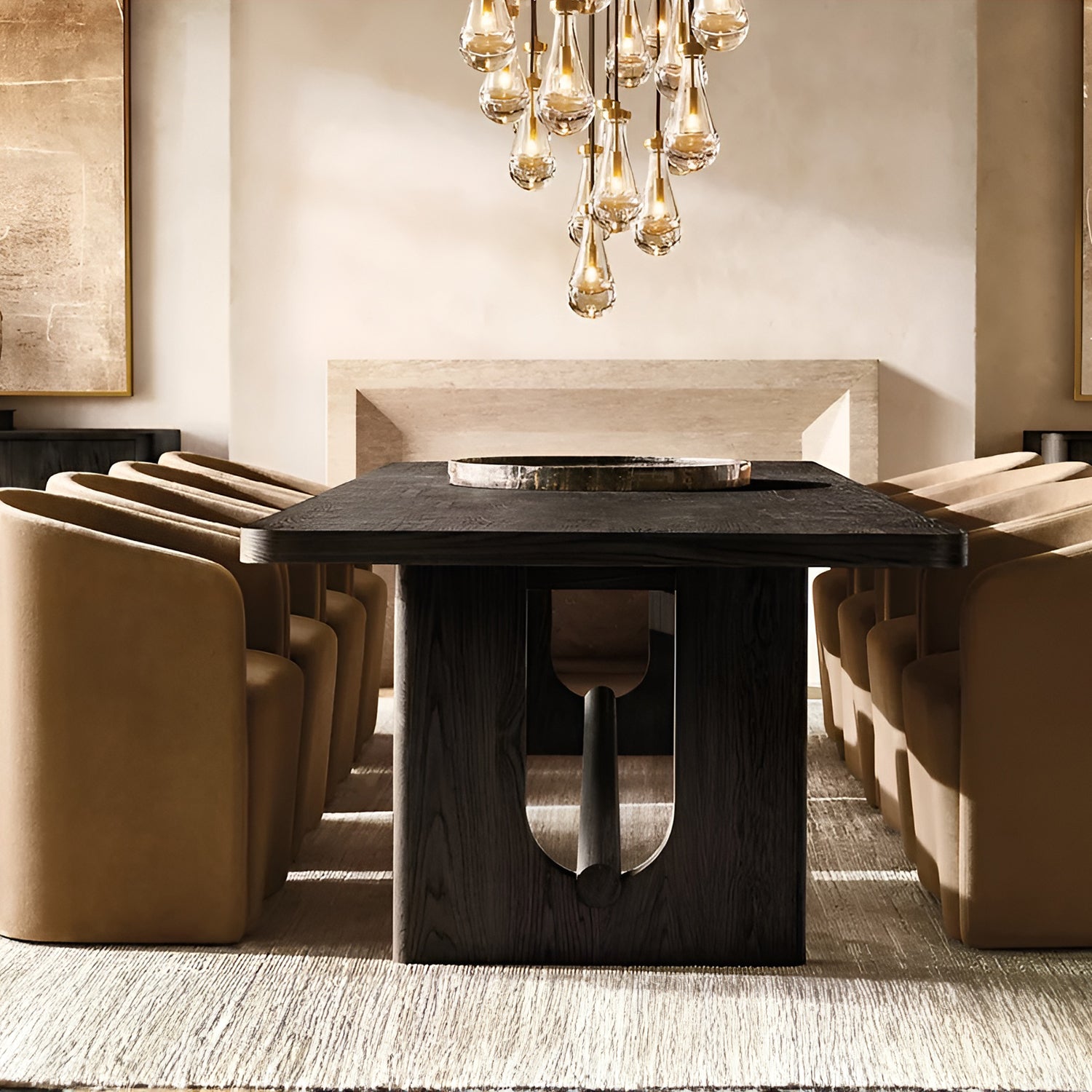 Rain Round Chandelier