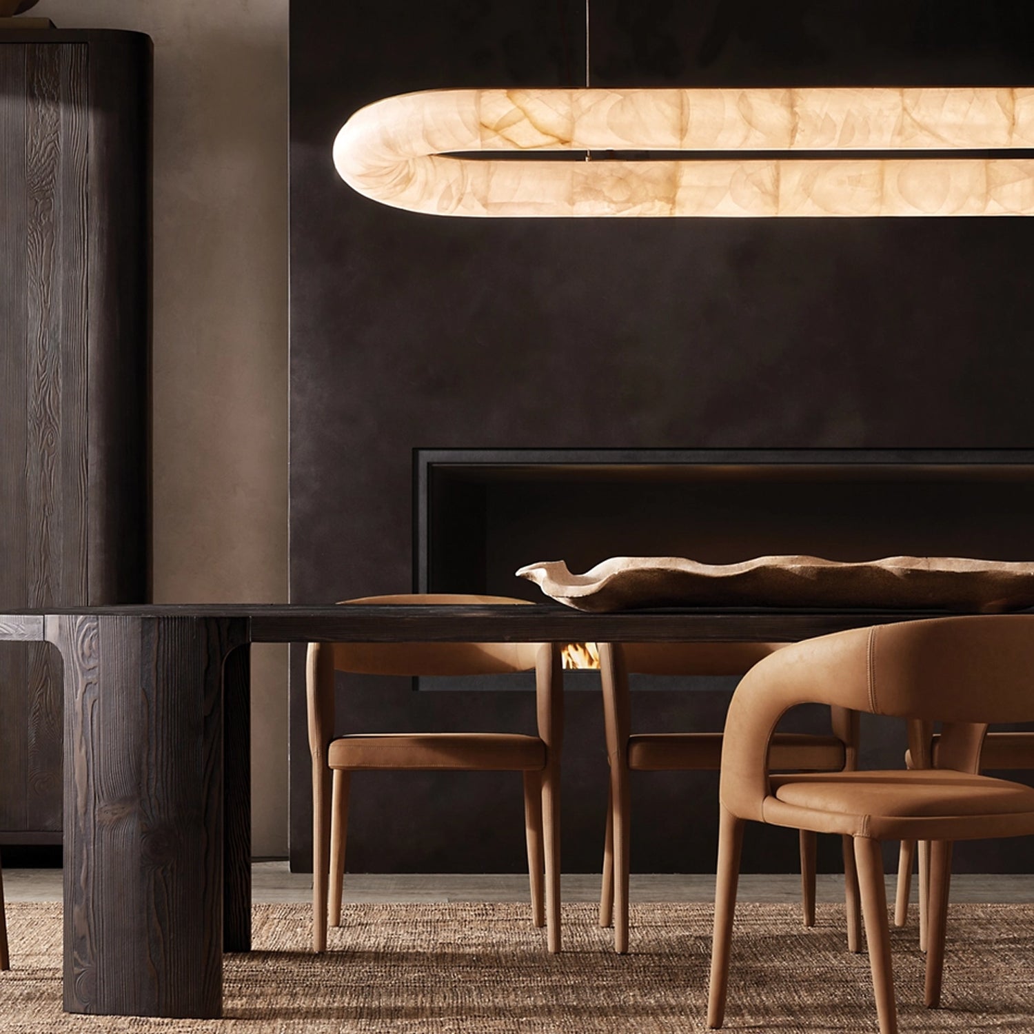 Rivage Lisse Oval Chandelier