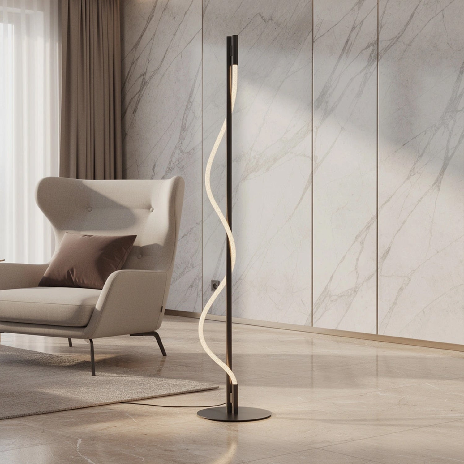 Surrey Helix Floor Lamp