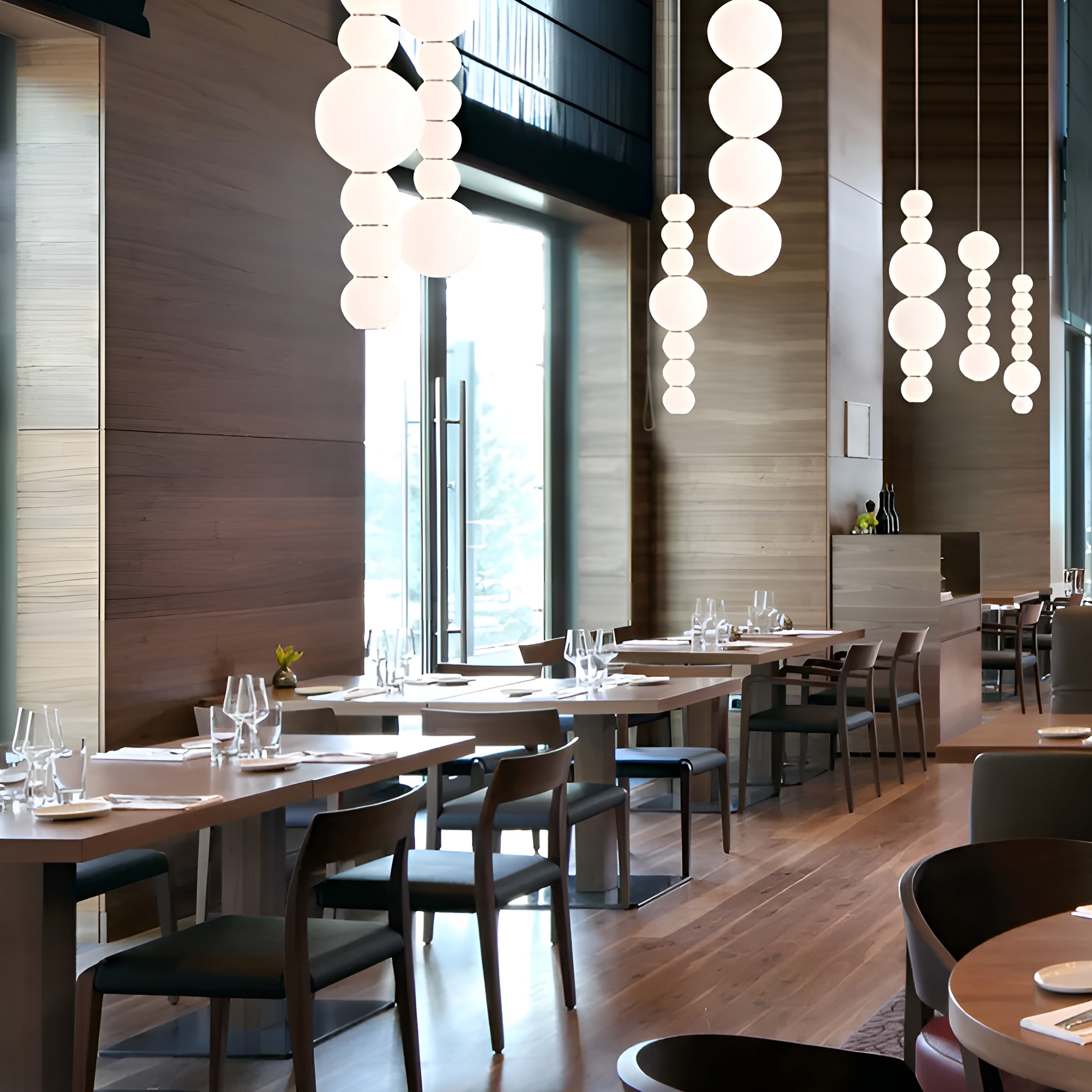 Pearls Double Pendant Light