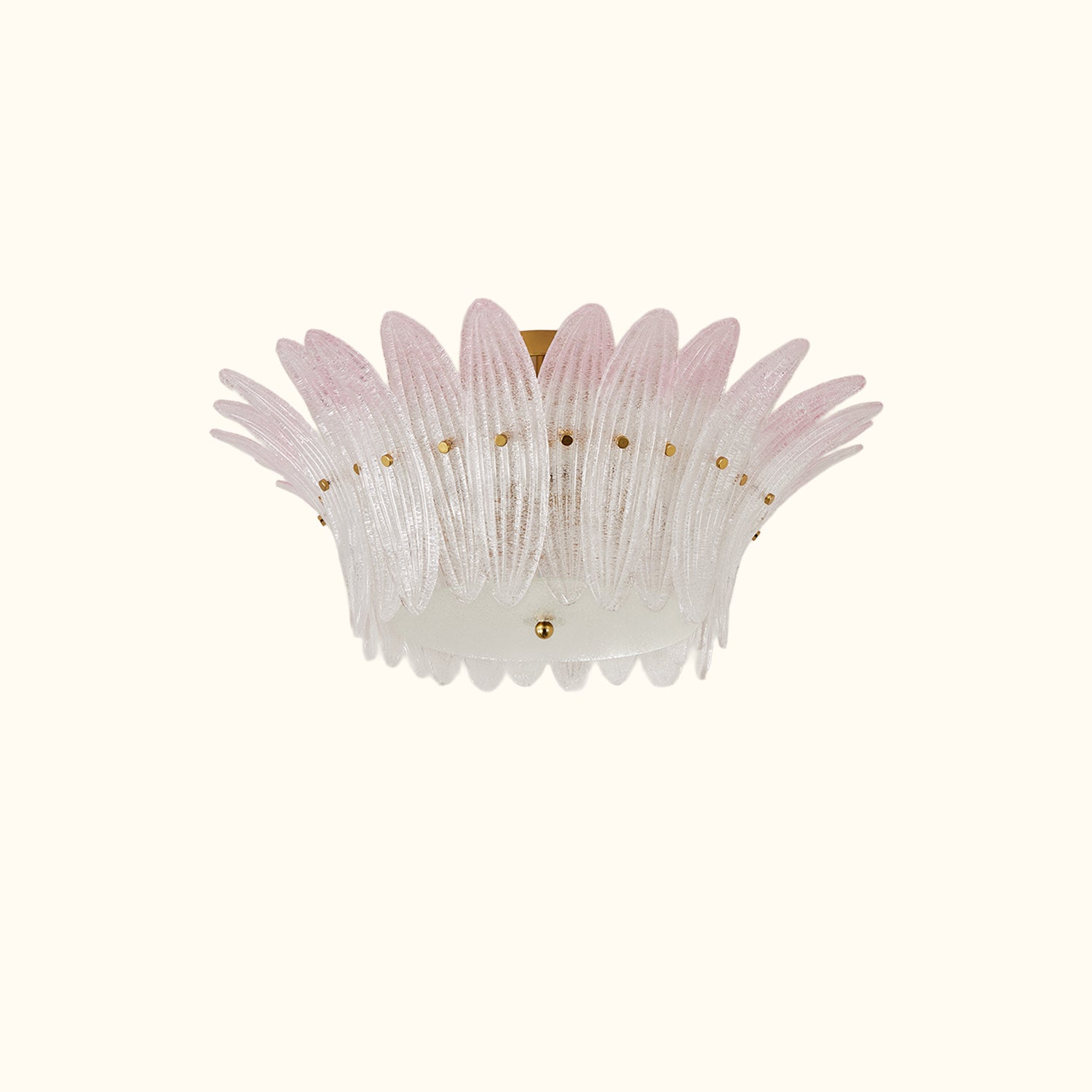 Treviso Semi-Flush, Pink