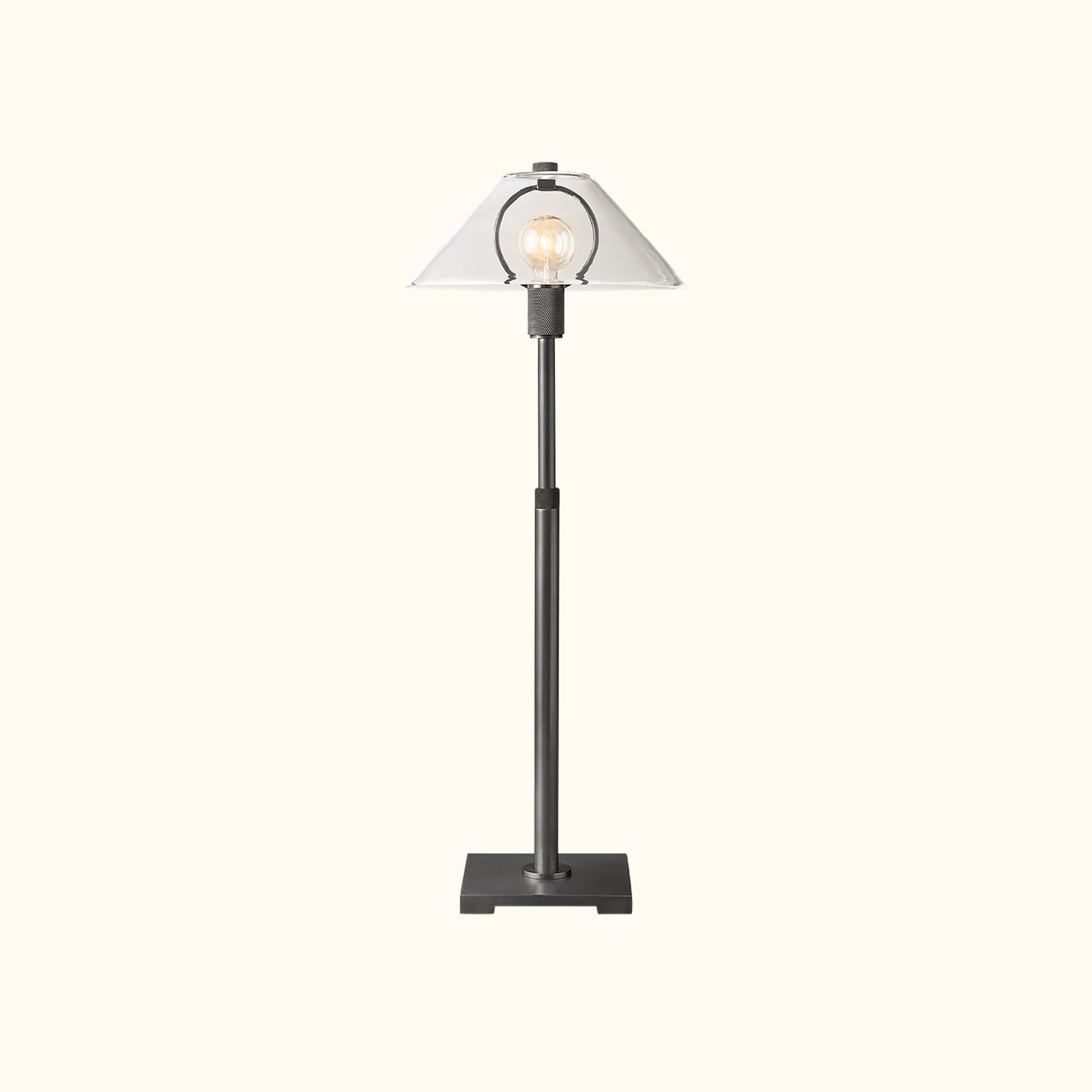 Utilitaire Glass Shade Table Lamp