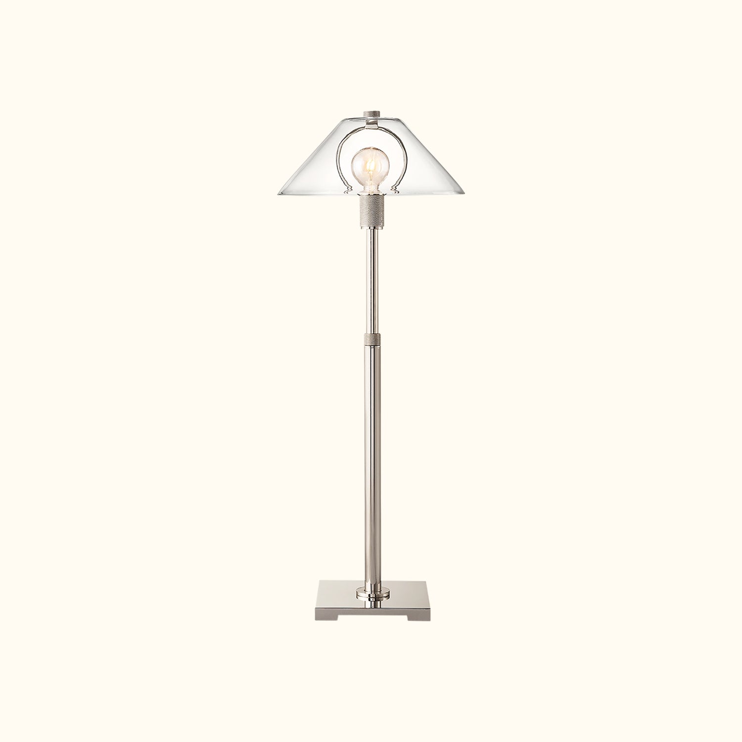 Utilitaire Glass Shade Table Lamp