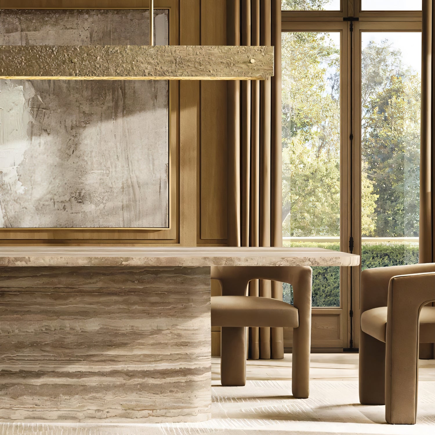 Vouvray Linear Chandelier