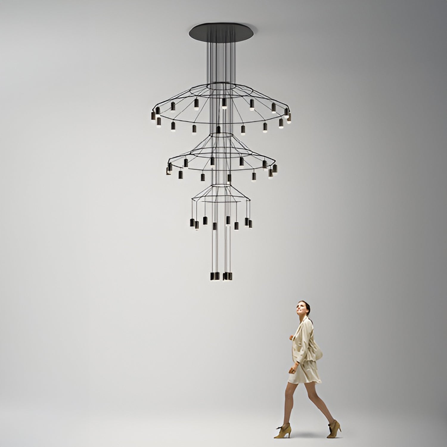 Wireflow Chandelier