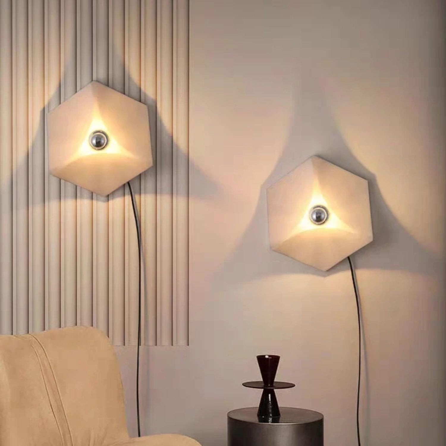 Wonderful Space Age Wall Light