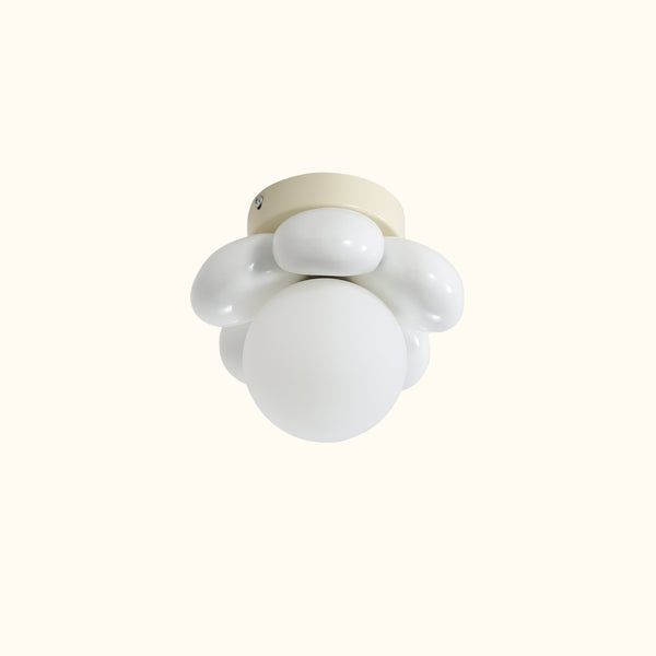 Cream Flower Ceiling Light