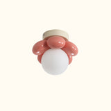 Cream Flower Ceiling Light