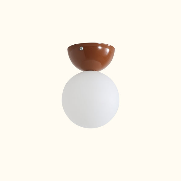 Cream Ball Ceiling Light