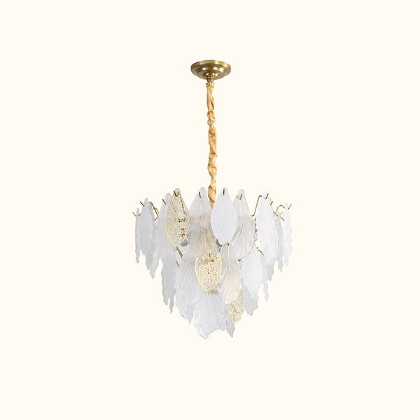 Autumn Leaf Glass Chandelier