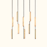 Audubon Alabaster Linear Chandelier