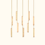 Audubon Alabaster Linear Chandelier