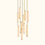 Audubon Alabaster Round Chandelier