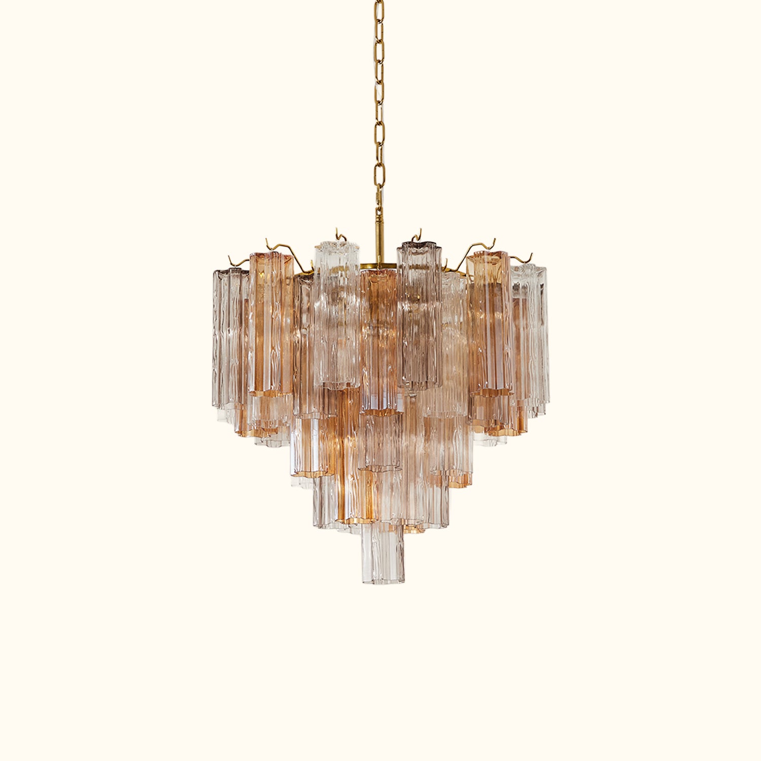 Aurelia Champagne Glass Cascade Chandelier