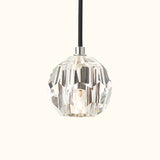 Boule De Cristal Clear Glass Cord Pendant Light