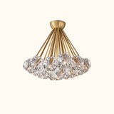 Boule De Cristal Clear Glass Flushmount