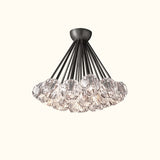 Boule De Cristal Clear Glass Flushmount