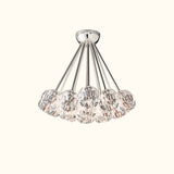 Boule De Cristal Clear Glass Flushmount