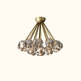 Boule De Cristal Clear Glass Flushmount