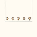 Boule De Cristal Clear Glass Linear Chandelier