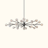 Boule De Cristal Clear Glass Oval Chandelier