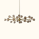 Boule De Cristal Clear Glass Oval Chandelier