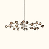 Boule De Cristal Clear Glass Oval Chandelier