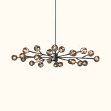 Boule De Cristal Clear Glass Oval Chandelier