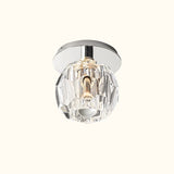 Boule De Cristal Clear Glass Petite Flushmount