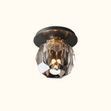 Boule De Cristal Clear Glass Petite Flushmount