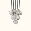 Boule De Cristal Clear Glass Round Cluster Chandelier