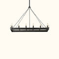 Camino Vintage Candelabra Rectangular Chandelier