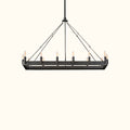 Camino Vintage Filament Rectangular Chandelier